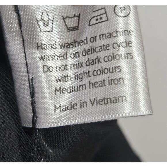 Yaly Couture Custom Tailored Top Medium Asymmetrical Floral Colorblock Artsy - Picture 9 of 10